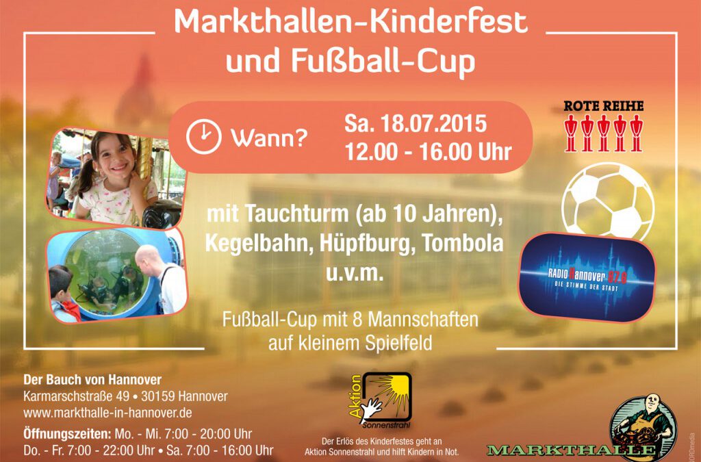 Markthallen-Kinderfest und Fußball-Cup